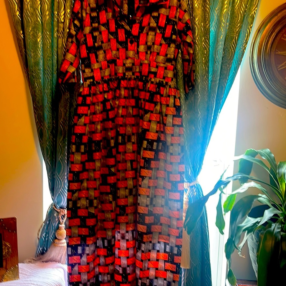 Handmade African long gown.